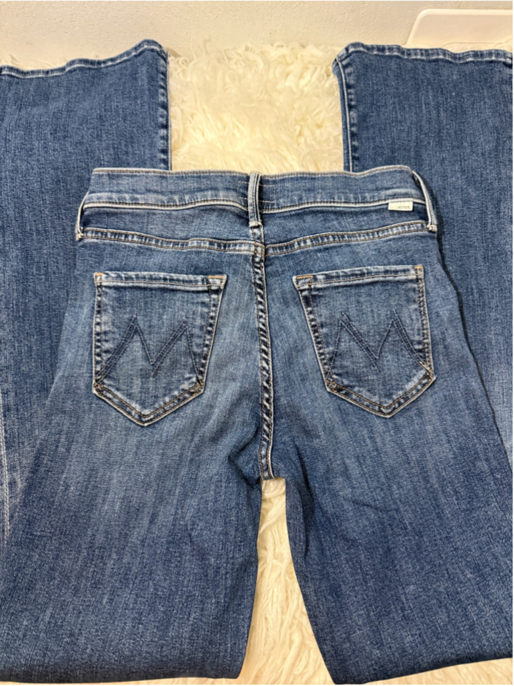 Mother The Outsider Sneak straight leg jeans size 25 - Picture 6 of 9